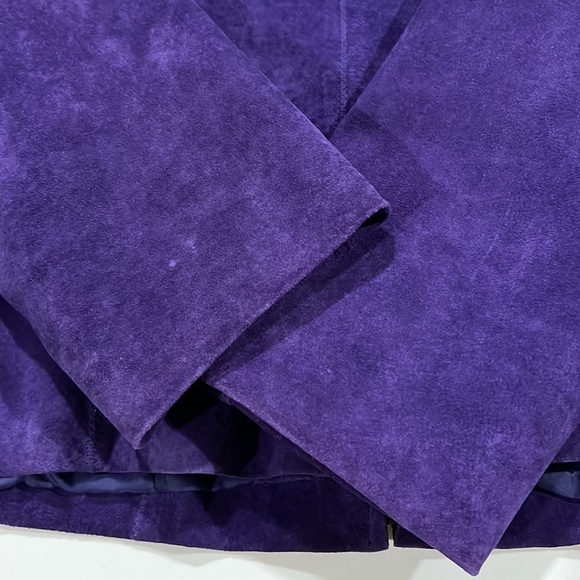 Revue - 16, purple/grape suede jacket - Picture 7 of 8